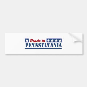 Gemaakt in Pennsylvania Bumpersticker