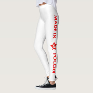 Gemaakt in Rusland op Russische Leggings