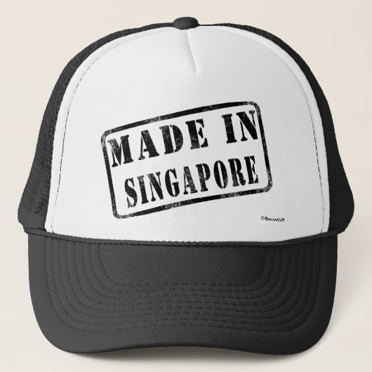 Gemaakt in Singapore Trucker Pet (Voorkant)