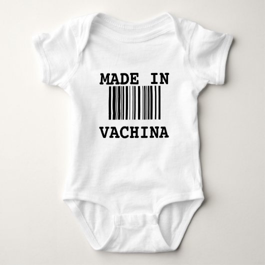 Gemaakt in VACHINA Romper (Voorkant)