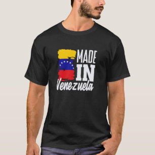 Gemaakt in Venezuela Vlag Venezolaanse trots T-shirt