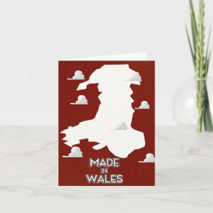 Gemaakt in Wales Feestdagen Kaart