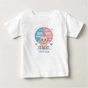 Gemaakt met 50% mama, 50% papa, 100% liefde