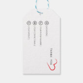 Gemaakt met liefde door [Je naam] – Eigen cadeauta Cadeaulabel (Achterkant)