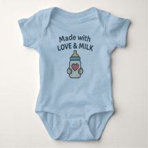 Gemaakt met liefde en melk - Schattige Baby Bodysu