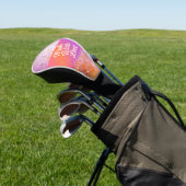Gemaakt met liefde golfhandschoen golfheadcover (Insitu)