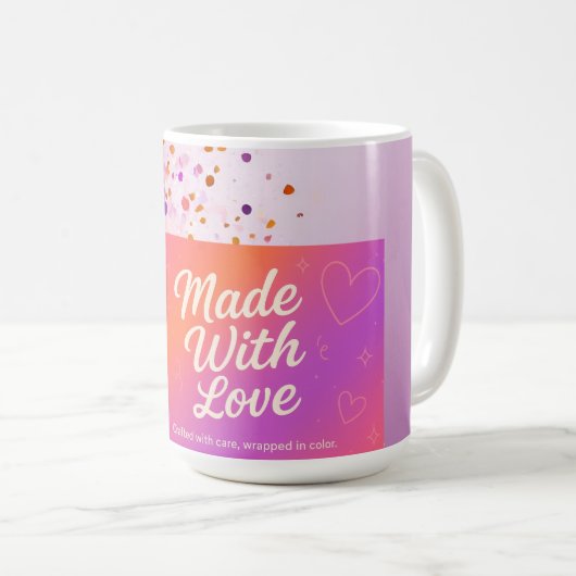 Gemaakt met liefde Mok (Voorkant rechts)