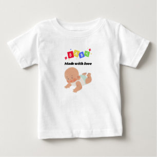 ❤️ Gemaakt met liefde – Schattig Baby T-shirt