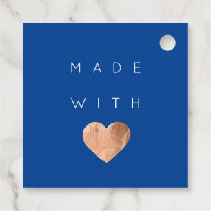 Gemaakt met liefde Simply Heart Black Web Korting Bedankjes Labels