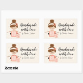 Gemaakt met Liefde Stickers Gebreide Sticker Brune (Vel)