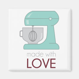 Gemaakt met Love Kitchen Mixer Magneet