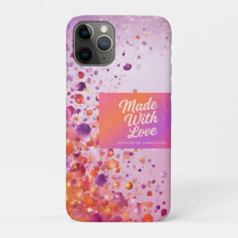Gemaakt met Love Watch iPhone 11 Pro Hoesje