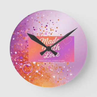 Gemaakt met Love Watch Ronde Klok