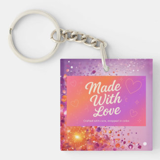 Gemaakt met Love Watch Sleutelhanger
