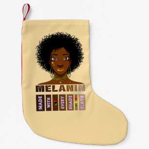 Gemaakt met melanine in elke schaduw Slays Kleine Kerstsok