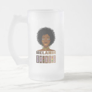 Gemaakt met melanine in elke schaduw Slays Matglas Bierpul