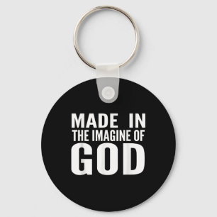 Gemaakt naar het evenbeeld van God Jezus Christeli Sleutelhanger