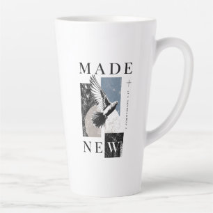 Gemaakt Nieuw 2 Korintiërs 5:17 Brutalist Duif Doo Latte Mok