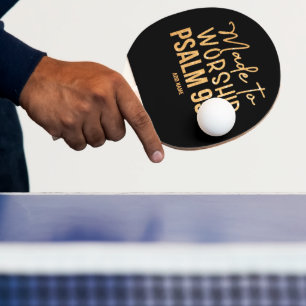 Gemaakt om Christelijke Ping Pong Paddle te aanbid Tafeltennisbatje