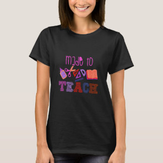gemaakt om de Design van de koel voor leraren te l T-shirt