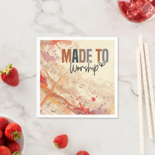 Gemaakt om Inspirerend Christelijke Quote te aanbi Servet