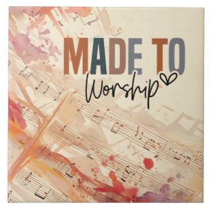 Gemaakt om Inspirerend Christelijke Quote te aanbi Tegeltje