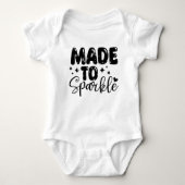 Gemaakt om Sparkle Baby Jersey Bodysuit (Voorkant)