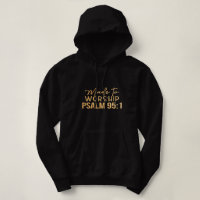 Gemaakt om te aanbidden Christelijk Hooded Sweatsh