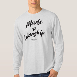 Gemaakt om te Aanbidden Psalm 95:1 T-shirt