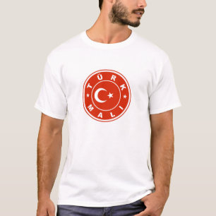 gemaakt op turkije - etiket turk mali t-shirt