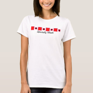 Gemaakt van bakstenen t-shirt