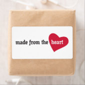 gemaakt van het Heart Food Label (Insitu)