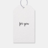 Gemaakt van Label met liefdeshartcadeaus Cadeaulabel (Achterkant)