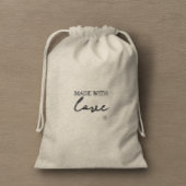 Gemaakt van liefde 	rubberstempel