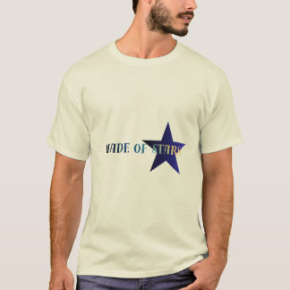 gemaakt van sterren t-shirt