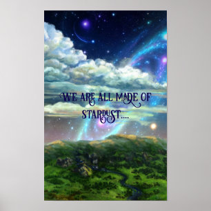 Gemaakt van sterrenstof - kosmische kunst poster