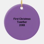 Gemaakt voor elke otter keramisch ornament (Achterkant)