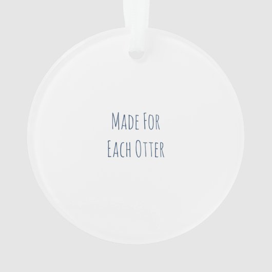 gemaakt voor elke otter ornament (achterkant)