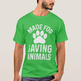 Gemaakt voor het redden van dierenfamilie t-shirt