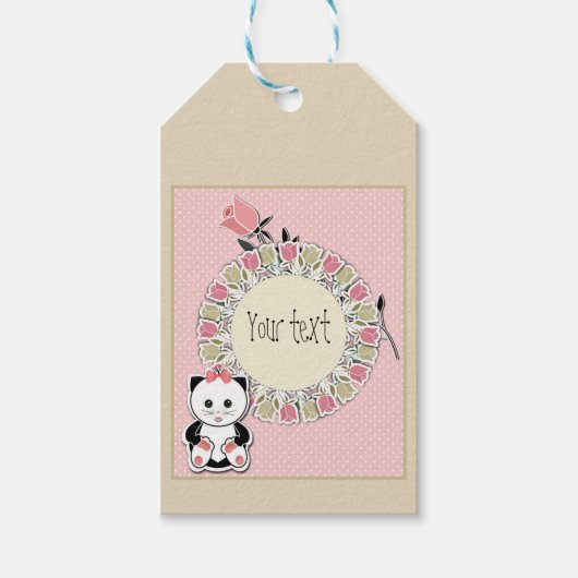 Gemaakt voor jou, jouw tekst cadeaulabel (Voorkant)