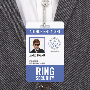Gemachtigde Agent Ringdrager Beveiliging Badge