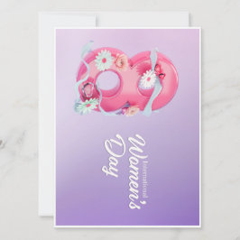 "Gemachtigde vrouw, gelukkige dag!" Kaart