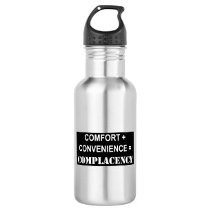 Gemak + Gemakkelijkheid = Gevoelloosheid Waterfles