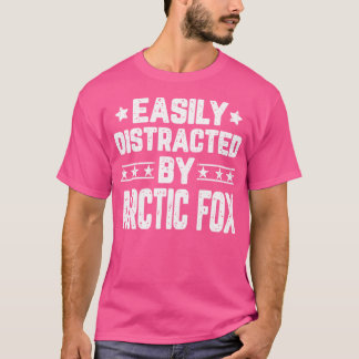 Gemakkelijk afgeleid door Arctic Fox Funny Arctic T-shirt