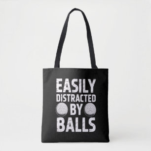 Gemakkelijk afgeleid door ballen Funny Golf-liefhe Draagtas