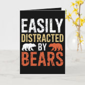 Gemakkelijk afgeleid door Beren Gay Beer LGBTQ Pri Kaart (Gele Bloem)