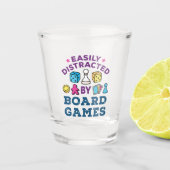 Gemakkelijk afgeleid door bordspellen Game Lover Shot Glas (Voorkant)
