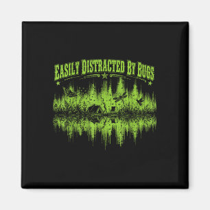 Gemakkelijk afgeleid door bugs vintage shirt kampe magneet