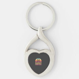 Gemakkelijk Afgeleid Door Cocker Spaniel Retro Hon Sleutelhanger