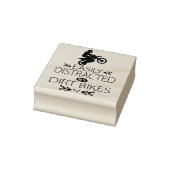 Gemakkelijk afgeleid door Dirt Bikes / Motorcross Rubberstempel (Stempel)